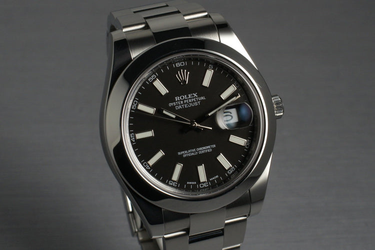 2013 Rolex DateJust 116300 with Box and Papers