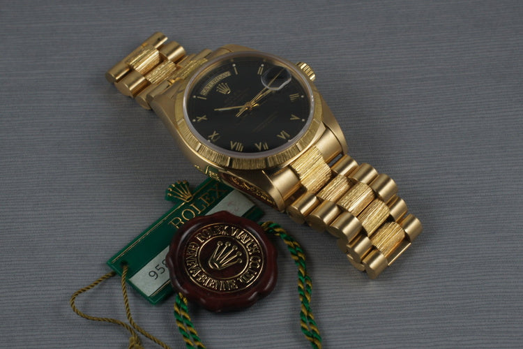 1987 Rolex Bark Day Date 18078