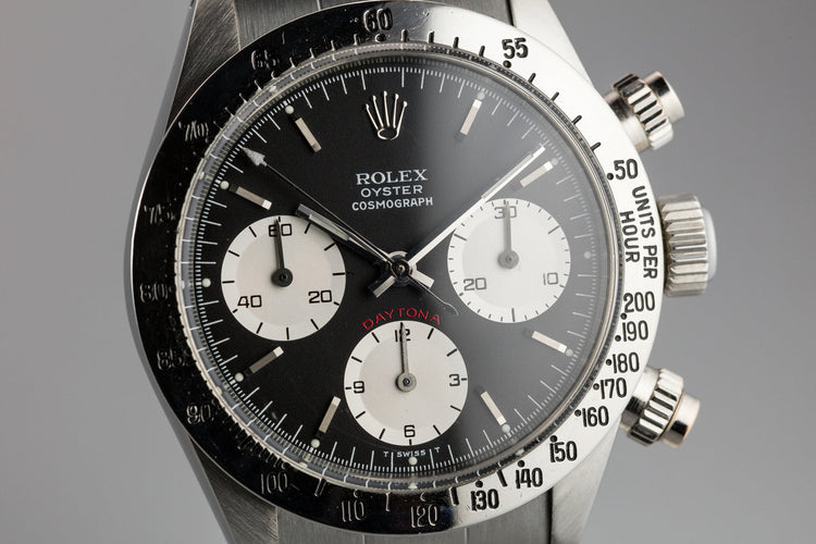 1976 Rolex Daytona 6265 with Black Service Dial