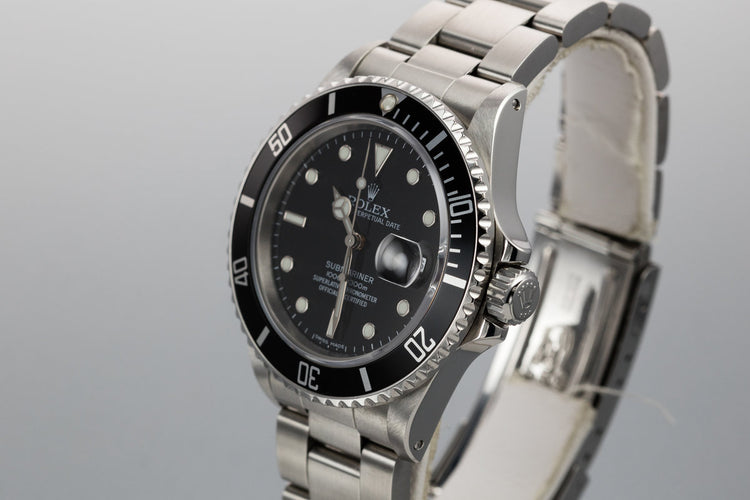 1988 Rolex Submariner 168000