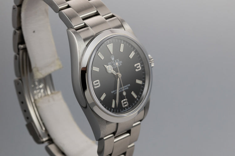 2002 Rolex Explorer 114270 with Box and Papers