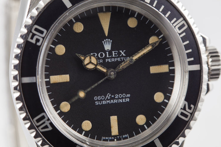 1971 Rolex Submariner 5513 'Non-Serif' Dial with Box and Papers