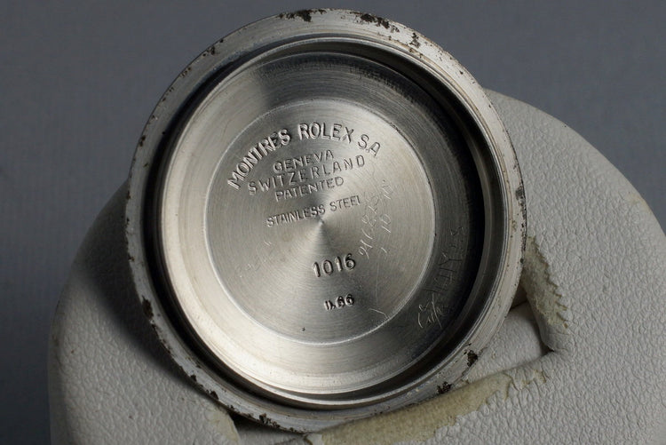 1966 Rolex Explorer I 1016 Service Dial