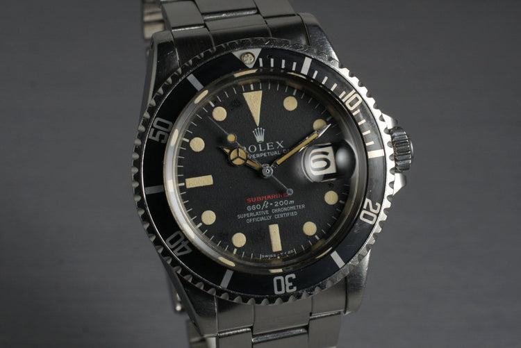 1970 Rolex Red Submariner 1680 Mark IV