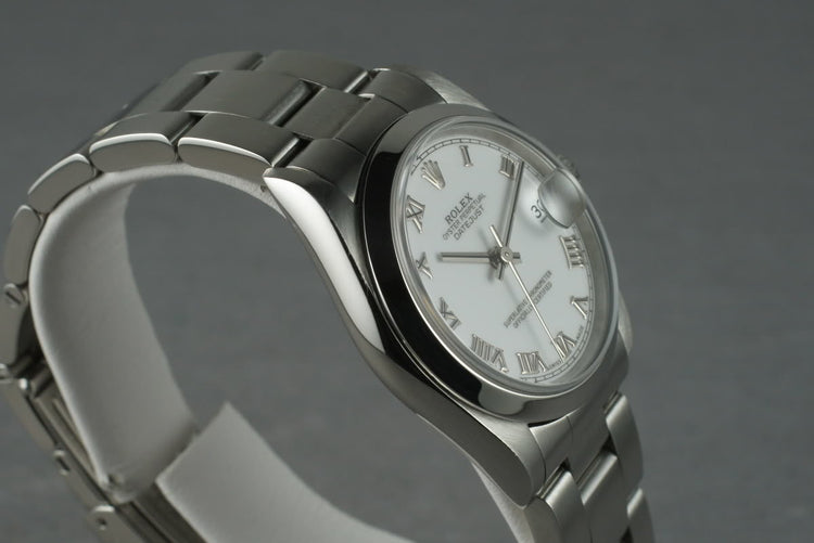 2002 Rolex Midsize Datejust 78240 Box and Papers