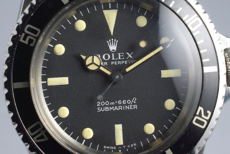 1966 Rolex Submariner 5513 Meters First Dial