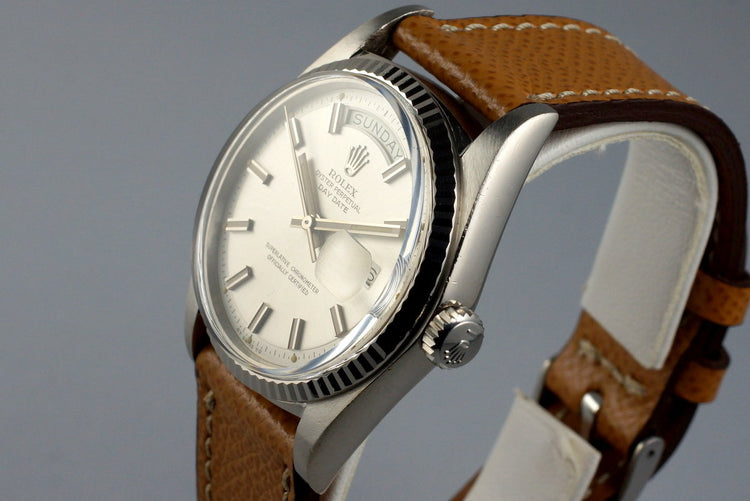 1972 Rolex WG Day-Date 1803 ‘Wide Boy’ Sigma Dial