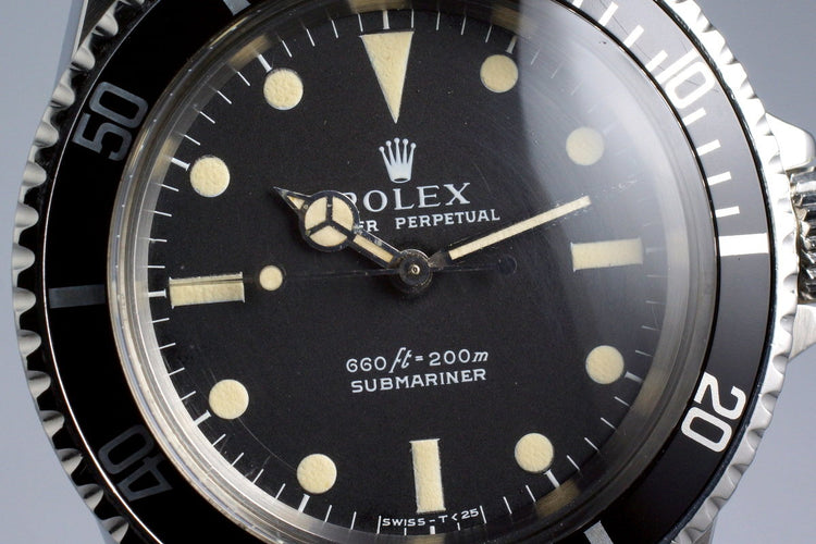 1971 Rolex Submariner 5513 Serif Dial