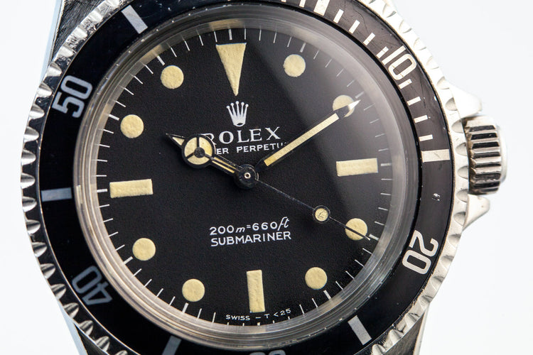 1967 Rolex Submariner 5513 with Meters First Dial