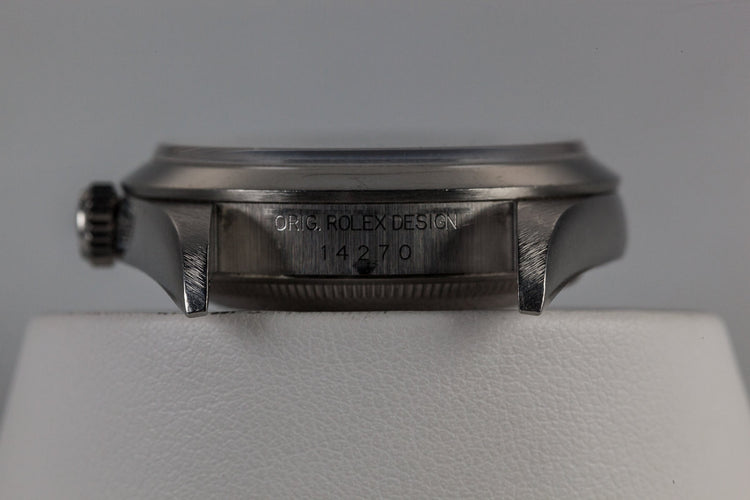 1997 Rolex Explorer 14270 Swiss Only Dial