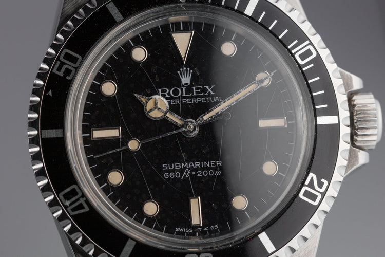 1985 Rolex Submariner 5513 Glossy Dial with Spider Cracking Patina