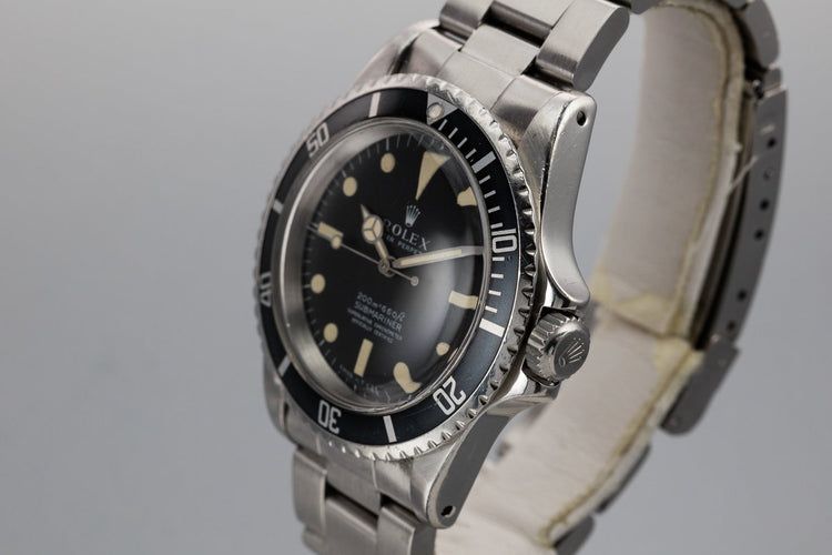 1967 Rolex Submariner 5512 with Meters First Dial