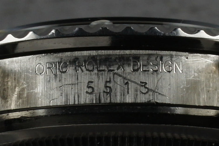 1985 Rolex Submariner 5513 with Creamy WG surrounds