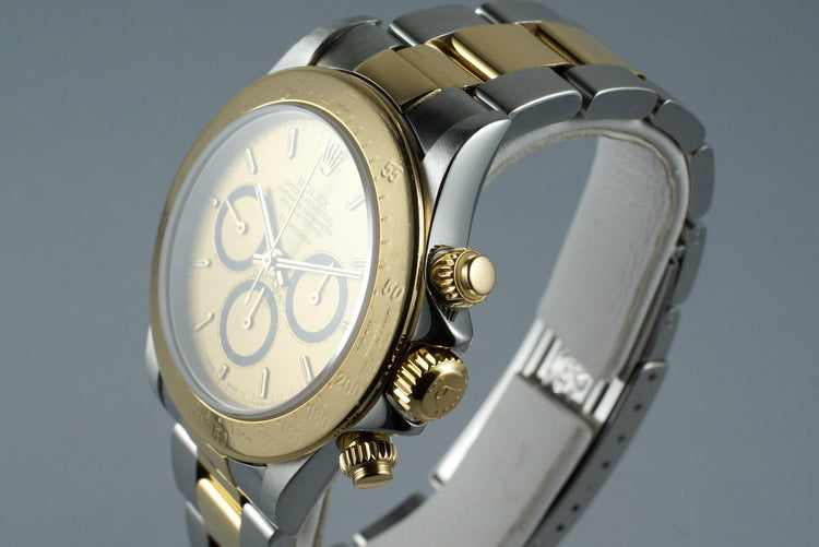 1989 Rolex Two Tone Zenith Daytona 16523 with RSC Papers