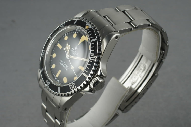1967 Rolex Submariner 5513 with Box and Papers