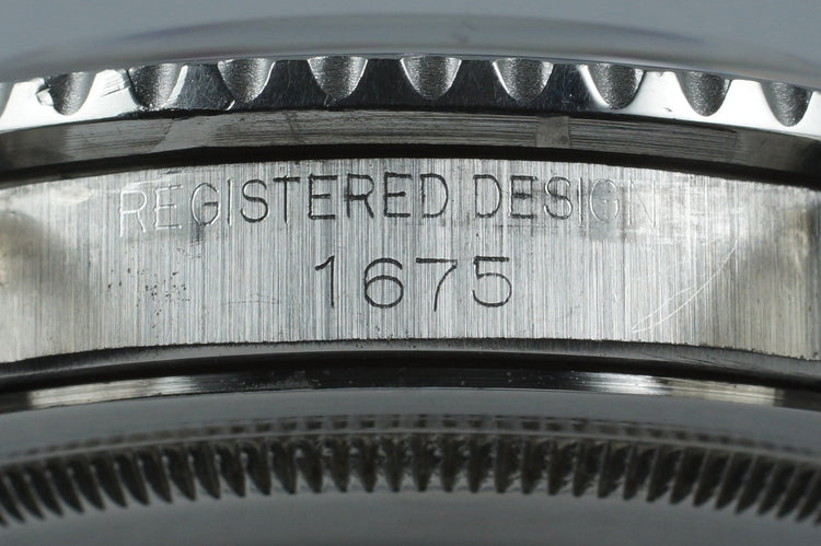 1967 Rolex GMT 1675 Mark I Dial with Fuchsia Bezel