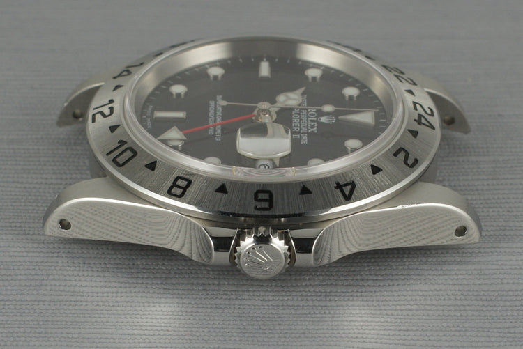 2000 Rolex Explorer II 16570 Black Dial with Box and Papers