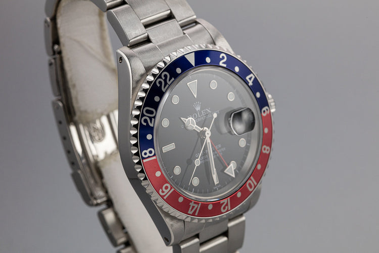 1999 Rolex GMT-Master 16700 "Pepsi" with SWISS Only Dial