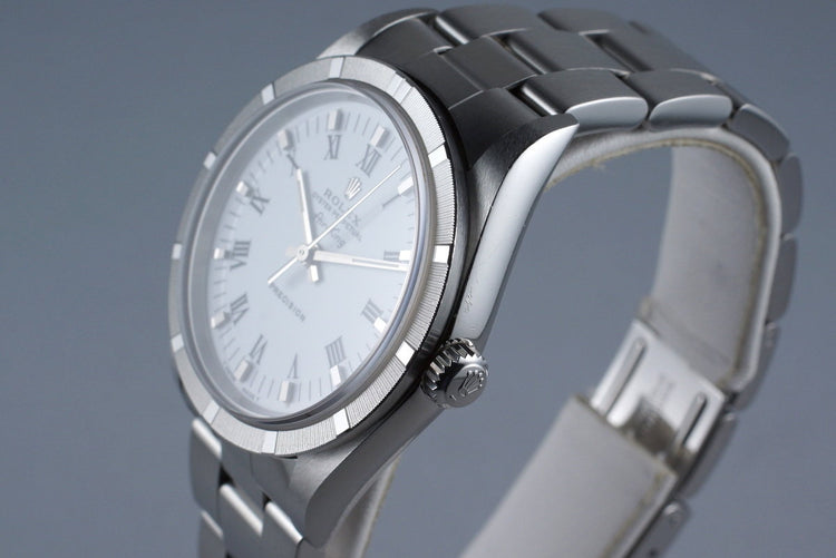 2001 Rolex Air-King 14010M White Roman Dial