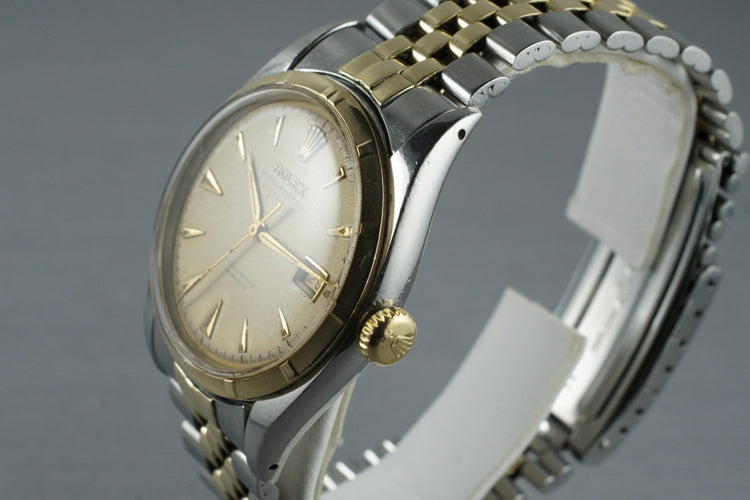 1953 Rolex Two Tone Datejust 6155 with Red Datejust Dial
