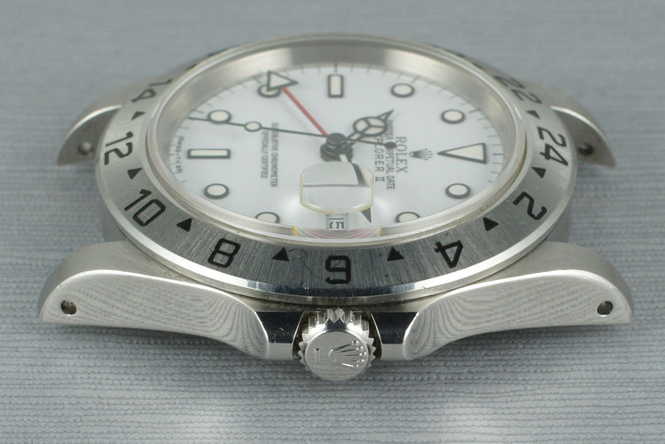 1995 Rolex Explorer II 16570 White Dial with Box and Papers