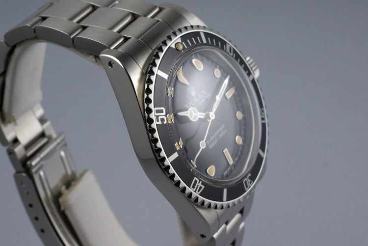 1987 Rolex Submariner 5513 with Box and Papers