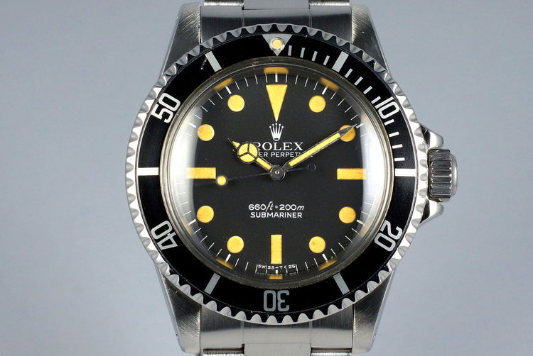 1979 Rolex Submariner 5513 Mark I Maxi Dial