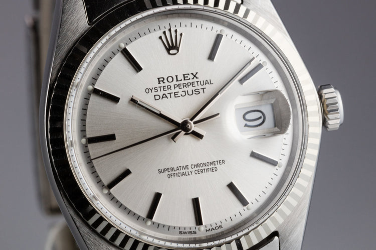 1968 Rolex DateJust 1601 with Silver Service Dial