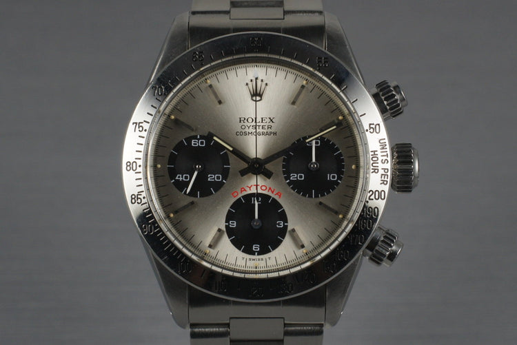 1979 Rolex Daytona 6265 Big Red Daytona Silver Dial