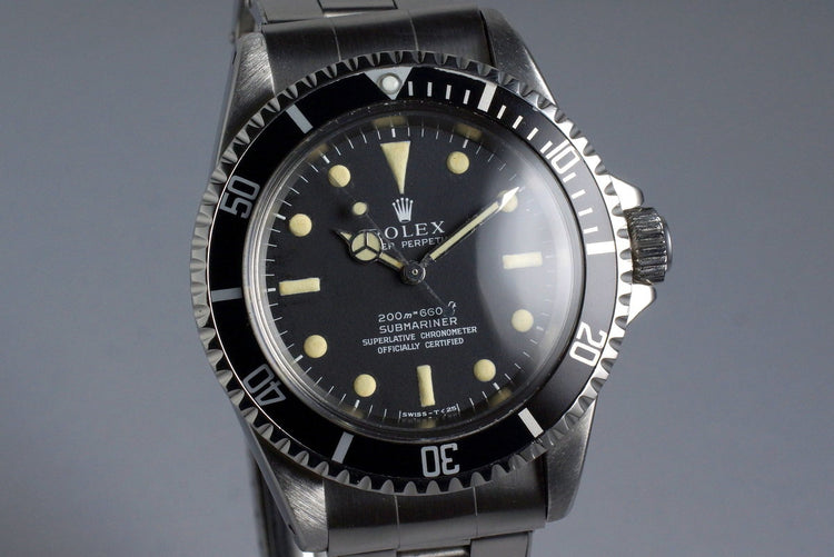 1967 Rolex Submariner 5512 4 Line Dial