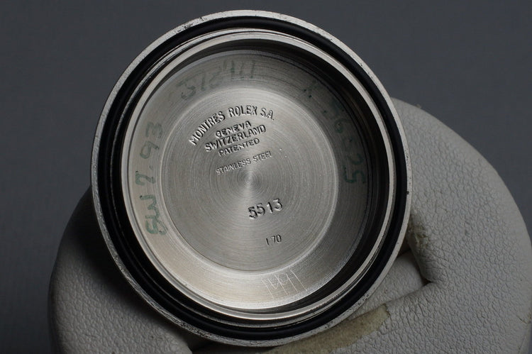 1970 Rolex Submariner 5513 with Serif Dial