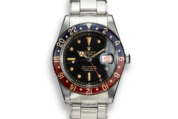 1958 Rolex GMT-Master 6542 Gilt Dial