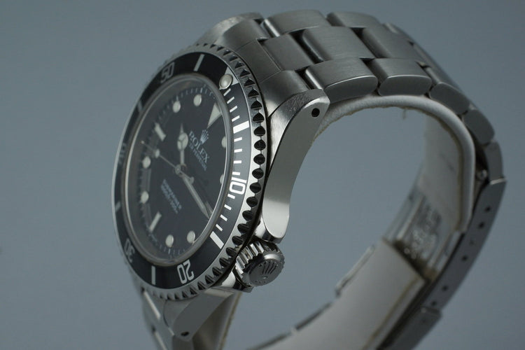 1999 Rolex Submariner 14060 with Box and Papers