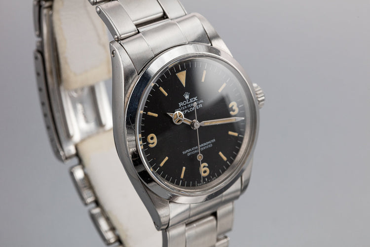 1967 Rolex Explorer 1016 Matte Dial with Papers
