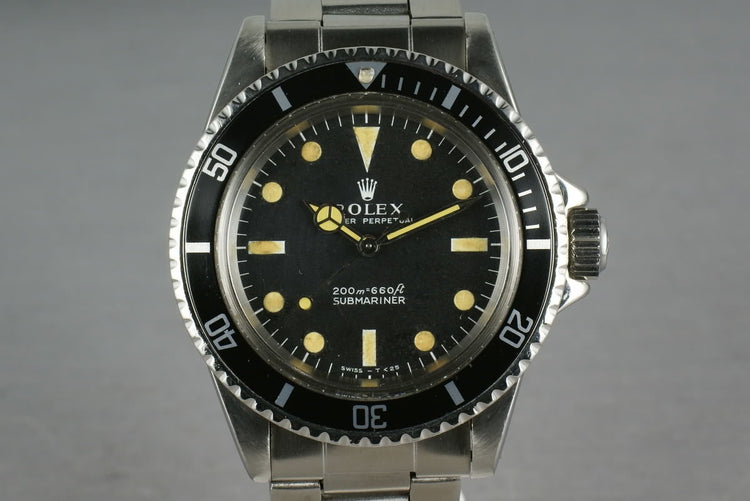 Rolex Submariner Dial 5513 Meters First