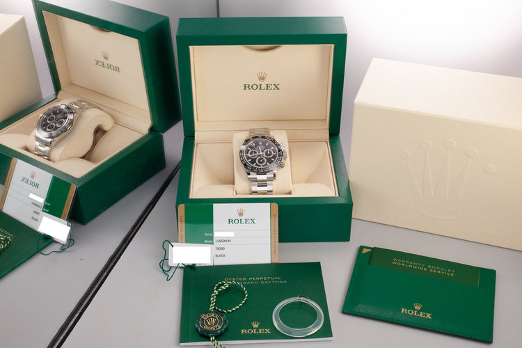 2017 Rolex Daytona 116500LN Black Dial with Box and Papers