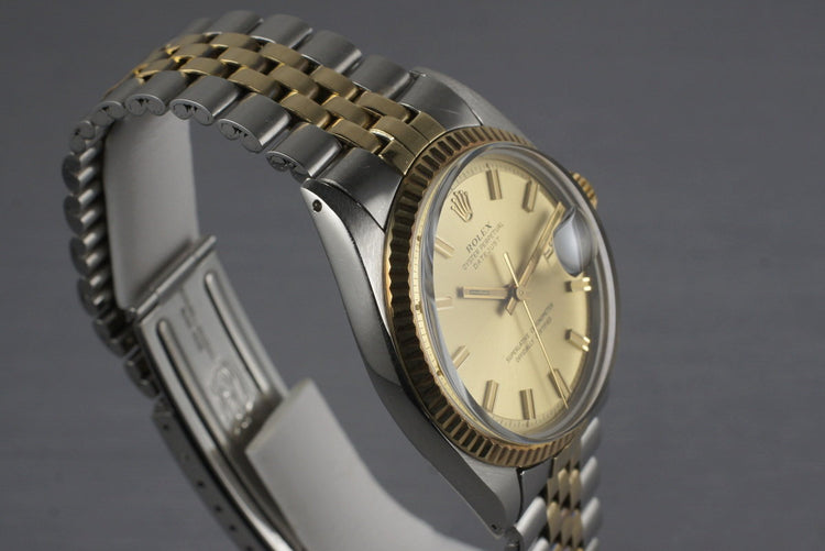 1972 Rolex Two Tone DateJust 1601 ‘Wide Boy’ Dial