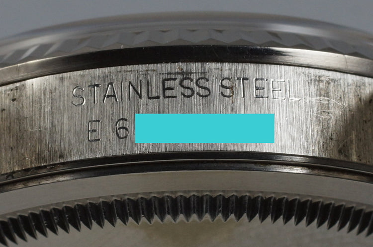 1990 Rolex DateJust 16234 with Factory Diamond Silver Dial