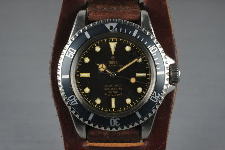 1964 Tudor Submariner 7928 PCG Gilt Chapter Ring Dial
