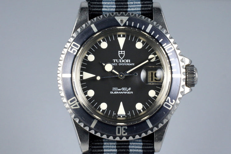 1985 Tudor Submariner 76100 Non-Mercedes Hand