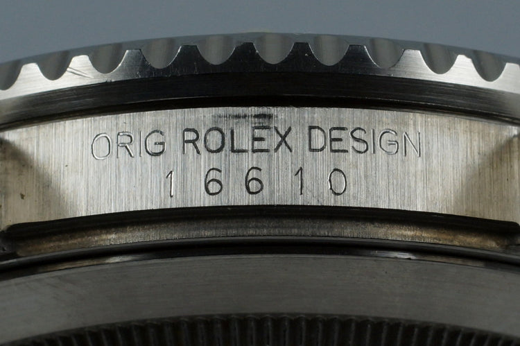 1988 Rolex Submariner 16610