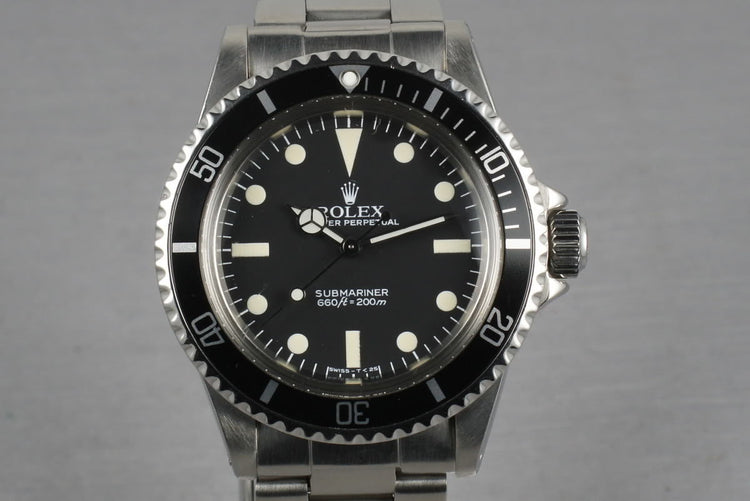 Rolex Submariner 5513 Mark V maxi Dial