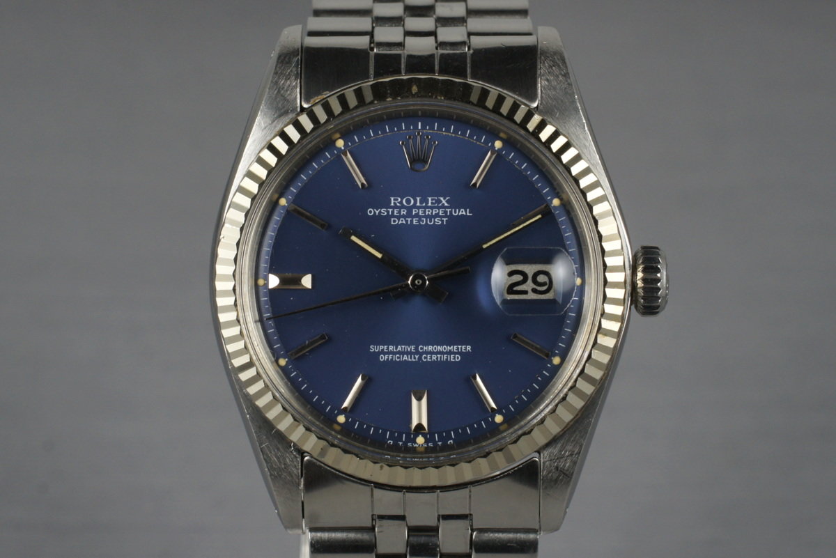 Rolex best sale 1601 blue