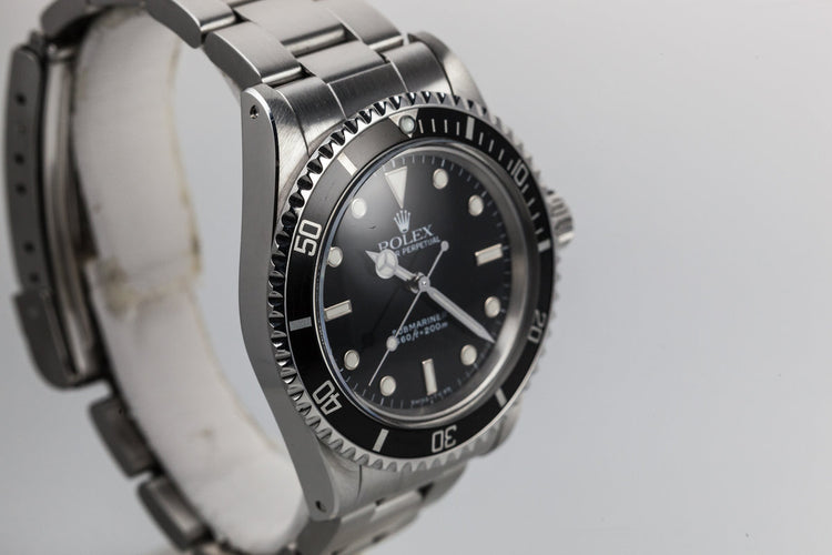 1989 Rolex Submariner 5513 with Box and Papers