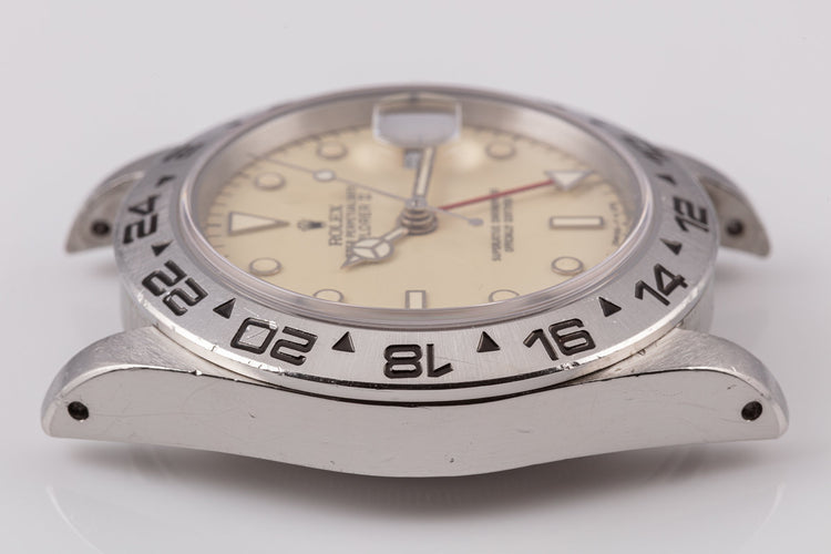 1984 Rolex Explorer II 16550 Unpolished "Cream" Rail Dial