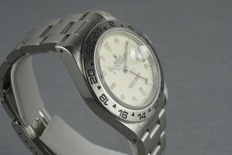 Rolex Explorer II 16550 Cream Rail Dial