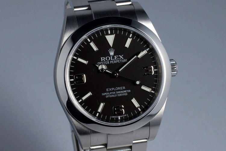 2014 Rolex Explorer 214270 with Box and Papers