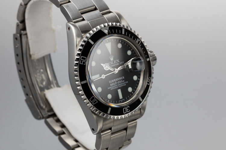 1979 Rolex Submariner 1680 with Luminova Service Dial and Hands