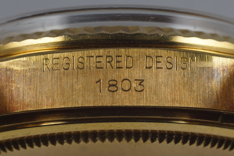1970 Rolex YG Day-Date 1803 ‘Wide Boy’ Dial