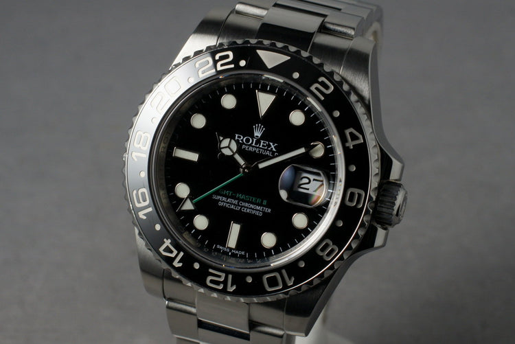 2011 Rolex 116710 GMT-Master II with Box and Papers